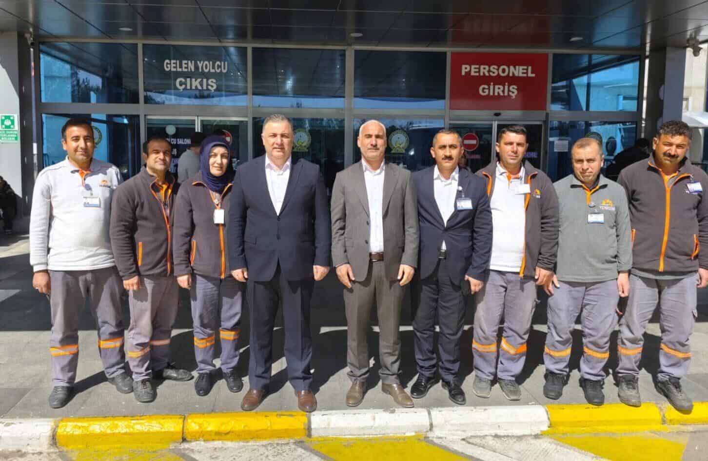 İdris Ersoy, Şanlıurfa GAP Havalimanı’nda Üyelerin Taleplerini Dinledi