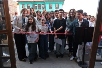 Eskişehir'de Öğrencilerin Suyu Koruma Temalı Resimleri Hamam Müzesi'nde Sergilendi